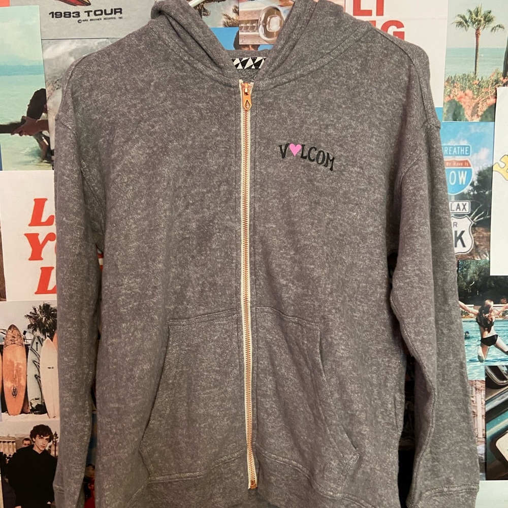 Volcom zip up hoodie